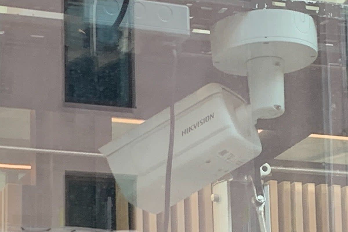 Hikvision camera at a government office in Victoria Street (Y3K security )