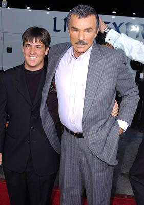 Burt Reynolds and son Quinton at the Hollywood premiere of Paramount Pictures' The Longest Yard