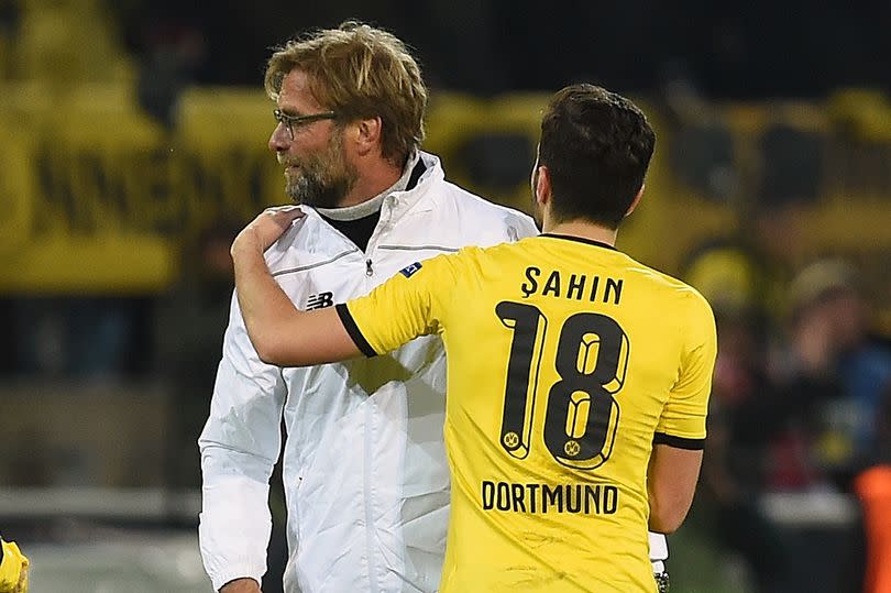 Jurgen Klopp and Nuri Sahin