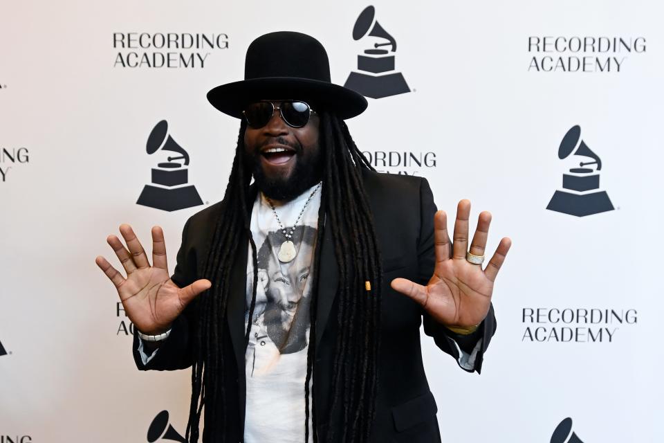 Gramps Morgan at the Grammy Nominee Celebration on Thursday, March 10, 2022, in Nashville, Tenn. The Recording Academy hosted a red carpet event at the Hutton Hotel. Morgan is nominated for Best Reggae Album.