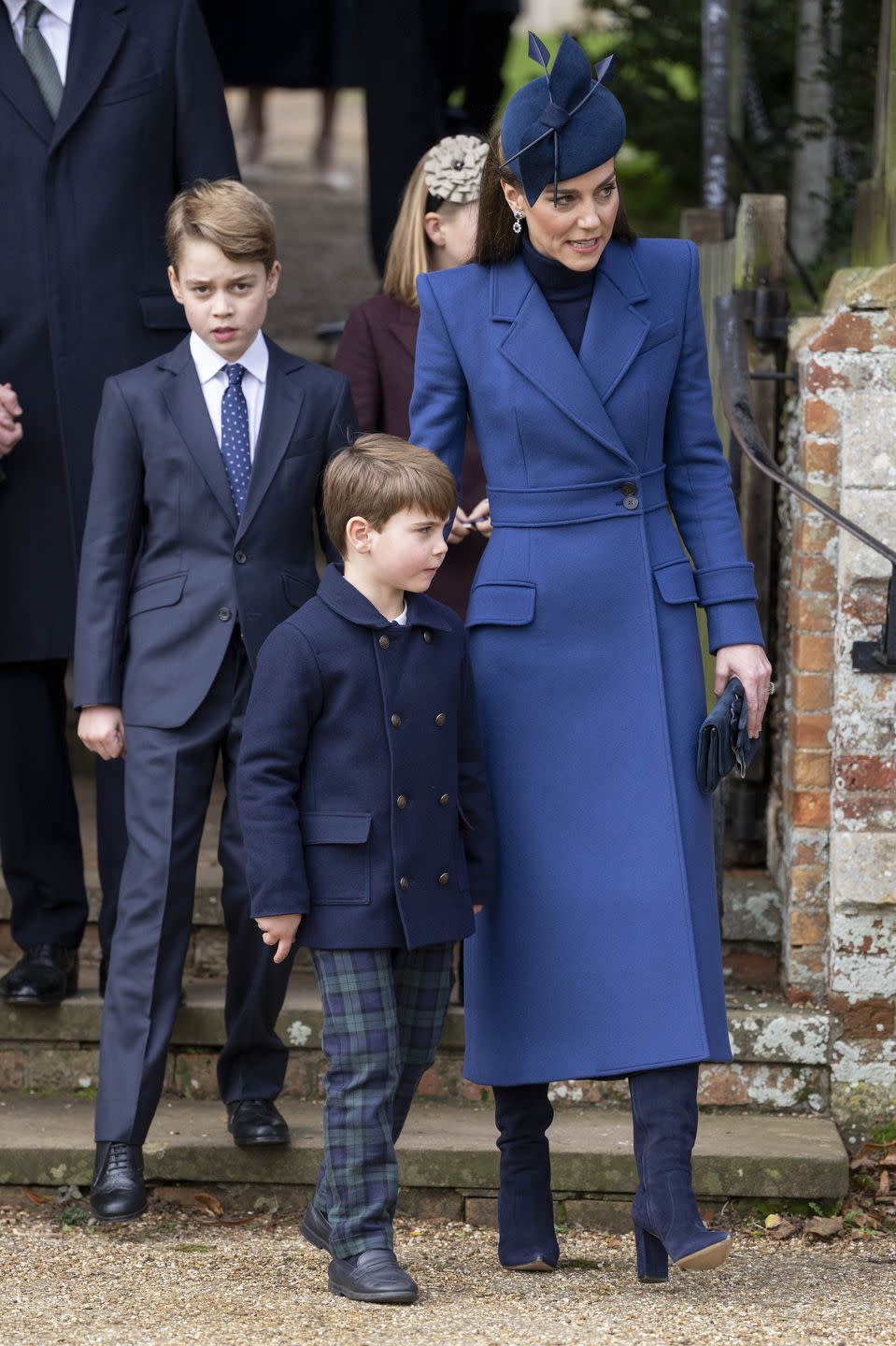 the british royal family attend the christmas morning service