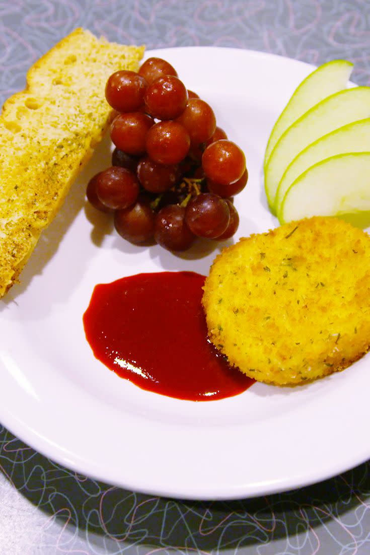 Fried Herb and Garlic Cheese