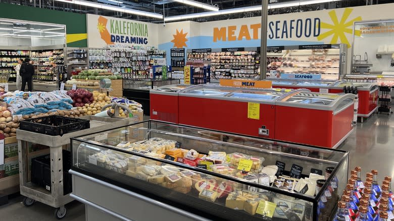 Whole Foods meat cheese display