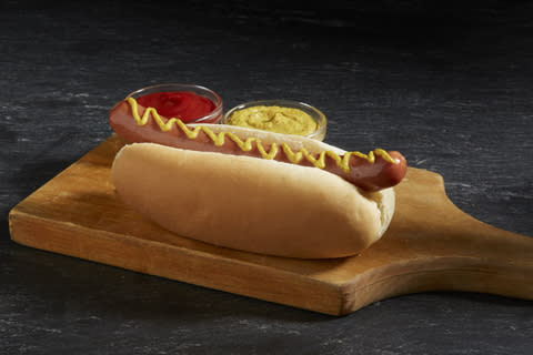 Nathan's Famous Hot Dogs are 5 cents off on National Hot Dog Day! (Photo: Business Wire)