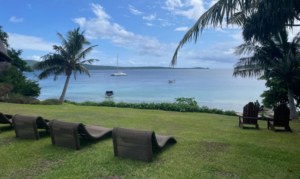 <span>Air Vanuatu’s difficulties have led potential tourists to the country to be ‘crossing it off their list as a destination’, says one hotel owner. </span><span>Photograph: Rebecca Root</span>