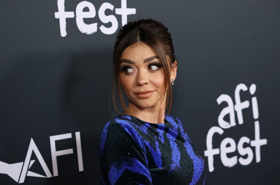 <p>Modern Family actress Sarah Hyland has said having endometriosis can make it hard to be on set because she's often curled up in pain.</p><p>In 2018, Sarah had laparoscopic surgery for her endometriosis but still suffered with the symptoms shortly afterward.<br><br>She revealed to <a href="https://www.self.com/story/sarah-hyland" rel="nofollow noopener" target="_blank" data-ylk="slk:Self;elm:context_link;itc:0;sec:content-canvas" class="link ">Self</a>: “[This week] I've had a flare-up with my endo. It has been hard to stand up straight, let alone work. But the fetal position helps a lot.” </p>