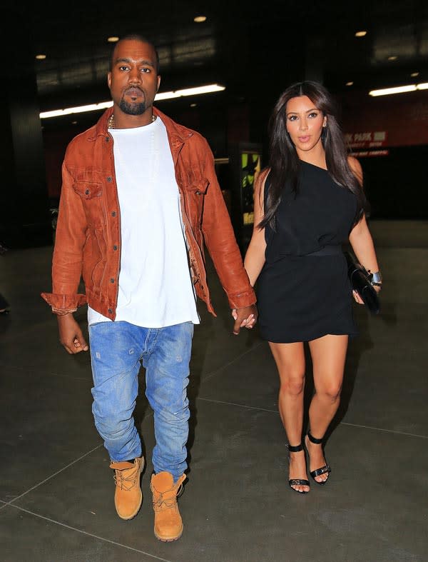 Kim Kardashian & Kanye West Reunite For Broadway Date In NYC