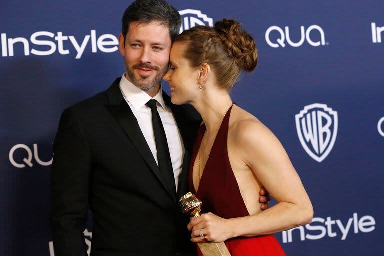 Amy Adams junto a su pareja, Darren Le Gallo