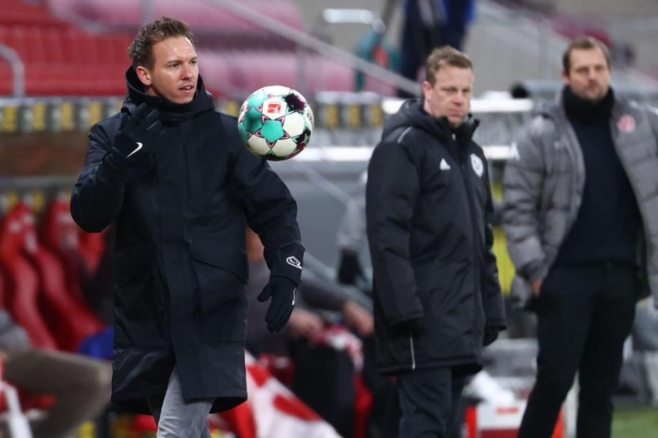 Leipzig head coach Julian NagelsmannPOOL/AFP via Getty Images