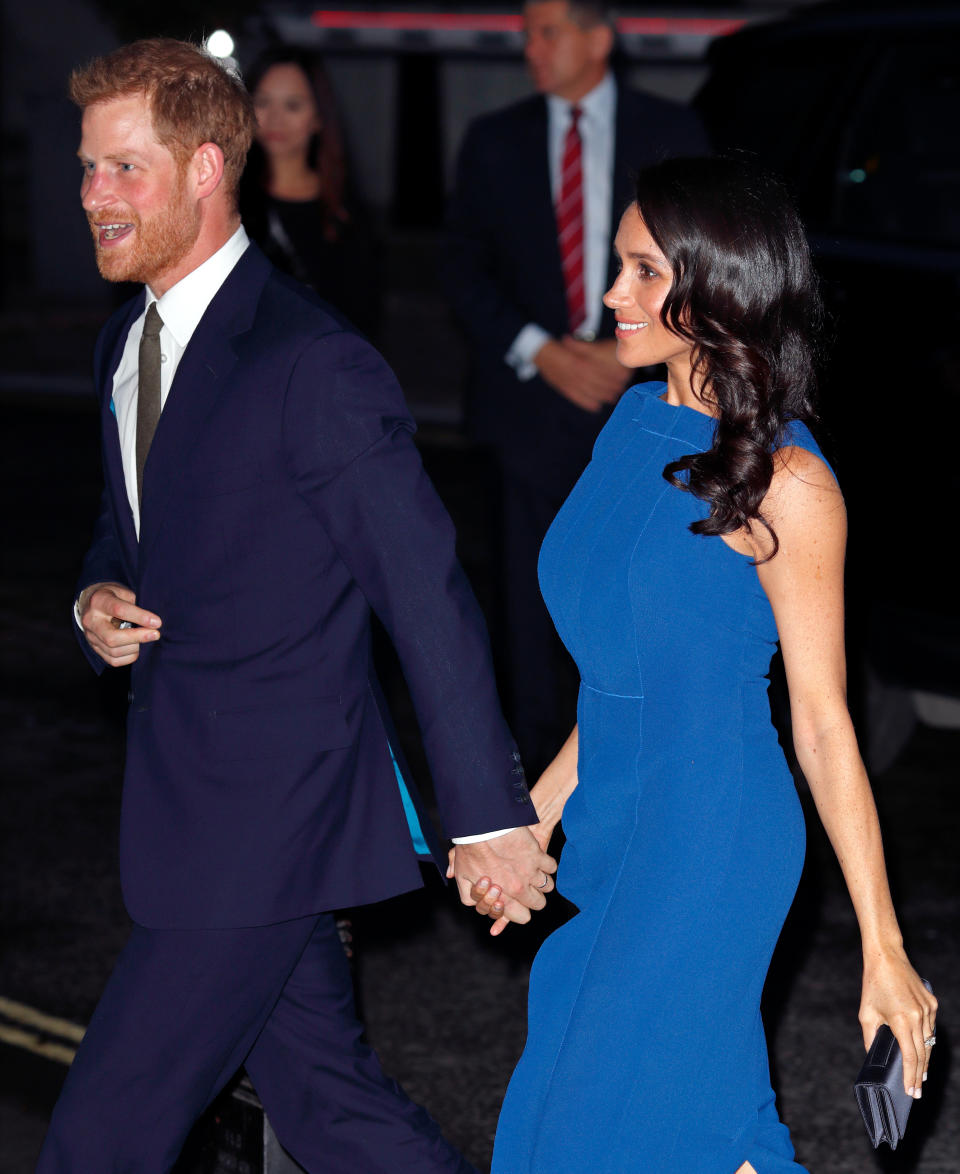 Prince Harry and Meghan on Red Carpet