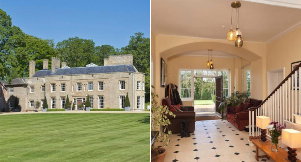 EuroMillions winner Adrian Bayford is selling his £6.5m mansion in Cambridgeshire (Rightmove)