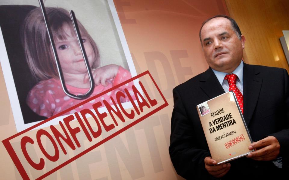 Goncalo Amaral at the release of his book, The Truth of the Lie, in 2008 - Joao Henriques /AP