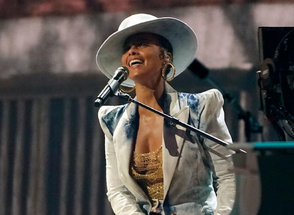Alicia Keys, seen here at the 2021 Billboard Music Awards, will play Hard Rock Event Center on Sept. 18.