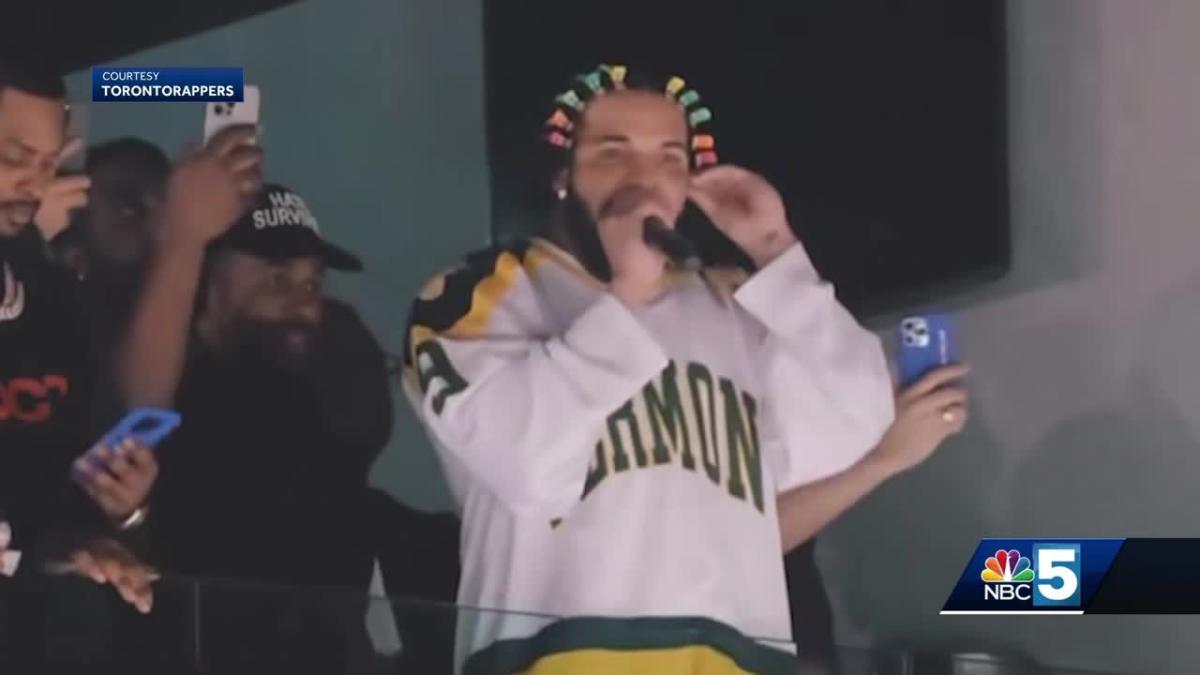 Drake wears University of Vermont jersey to Lil Yachty concert