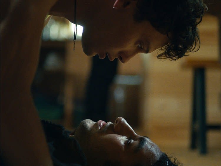  Cooper Koch as Ben (top) and Jose Colon as Dom (bottom) in Carter Smith’s SWALLOWED.