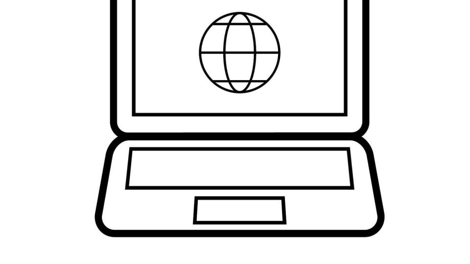 digital privacy icons laptop