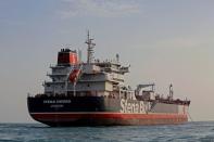 Stena Impero is seen at Bandar Abbas port