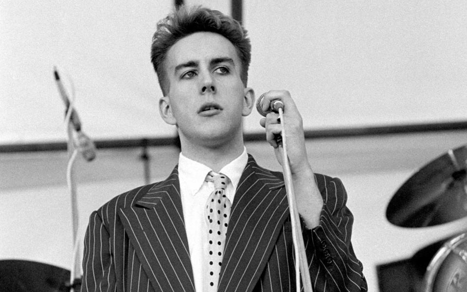 Terry Hall of The Specials performing at the Rock Against Racism show in 1981 - Redferns