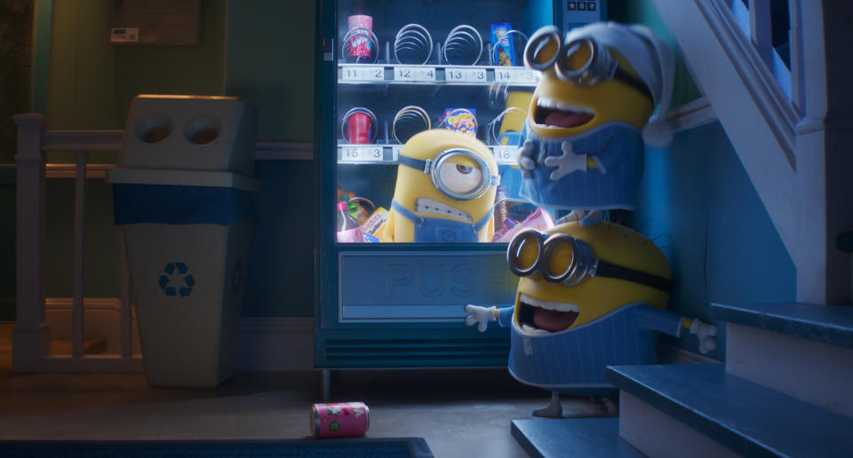 The Minions in DESPICABLE ME 4, from Illumination (Universal)