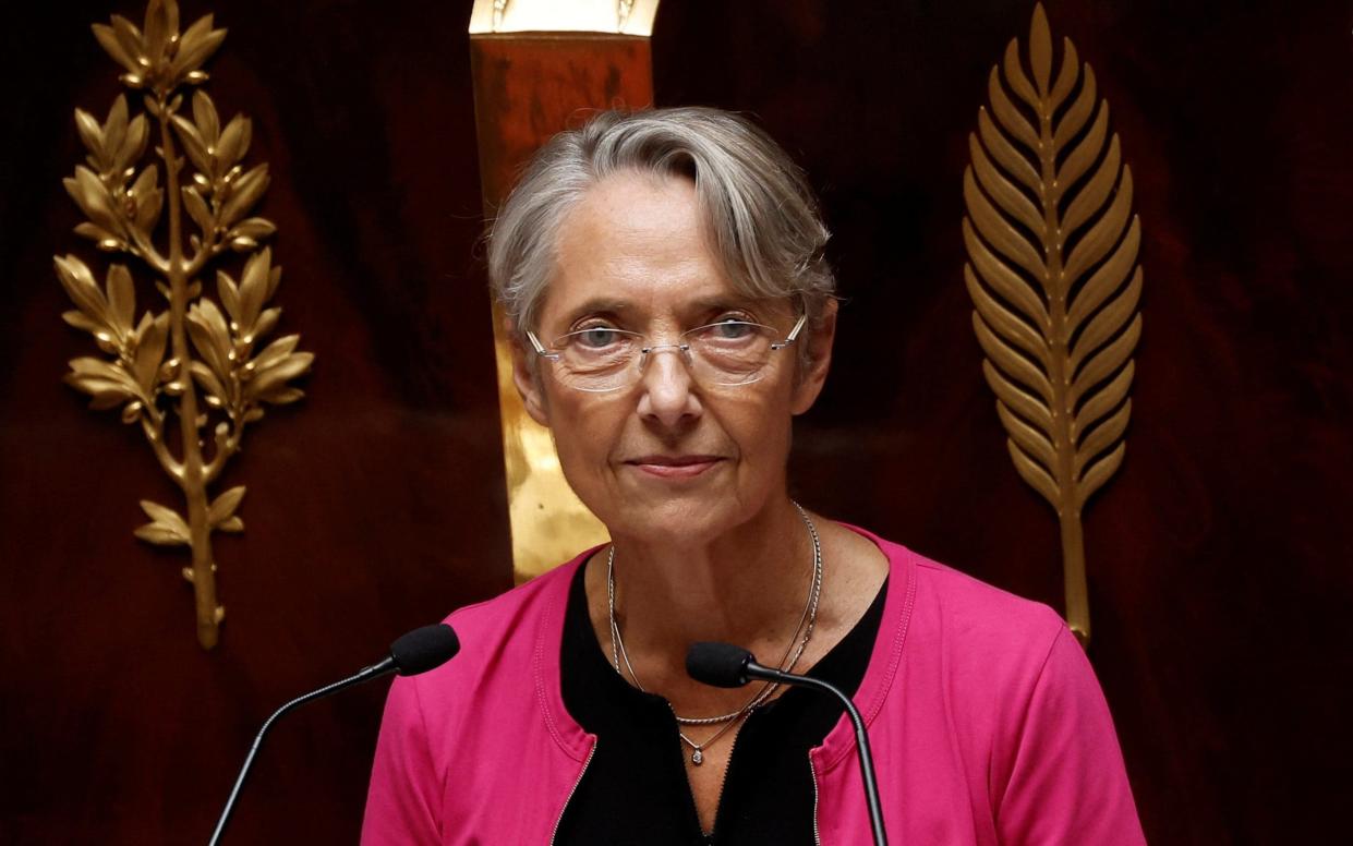 Elisabeth Borne delivers her general policy speech at the National Assembly in Paris - Reuters