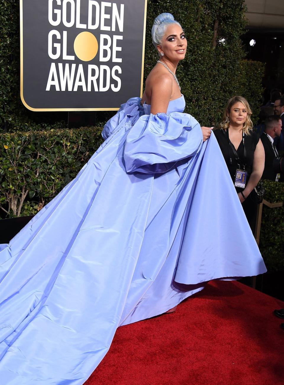 beverly hills, ca january 06 lady gaga arrives at the 76th annual golden globe awardsat the beverly hilton hotel on january 6, 2019 in beverly hills, california photo by steve granitzwireimage