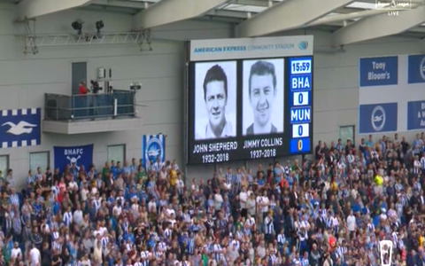 Tributes at Brighton - Credit: Sky Sports