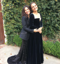 <p>Ferrera had a date that moviegoers will recognize: Natalie Portman. “My gentlewoman of a date, @nportmanofficial came all the way to the door for me. How ladies do,” she tagged a photo of the two before they walked the red carpet. (Photo: <a rel="nofollow noopener" href="https://www.instagram.com/p/Bdqrodgjdv9/?hl=en&taken-by=americaferrera" target="_blank" data-ylk="slk:America Ferrera via Instagram;elm:context_link;itc:0;sec:content-canvas" class="link ">America Ferrera via Instagram</a>) </p>