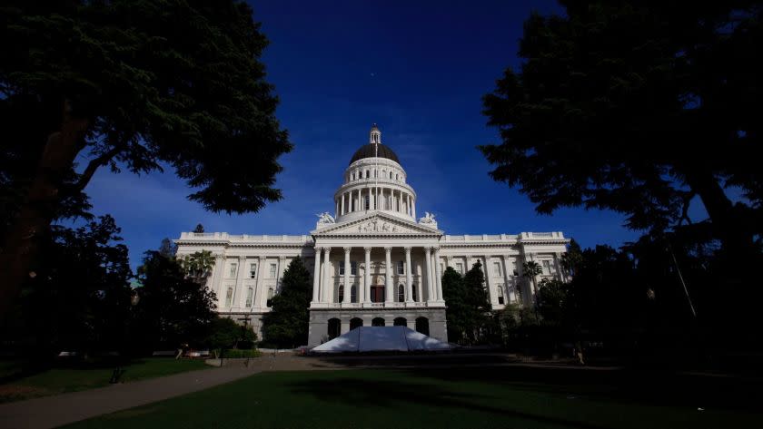 The California Capitol building in Sacramento, Calif.