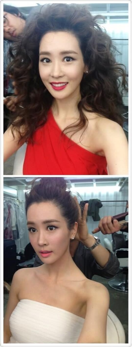 Lee Da Hae reveals a new shocking hair style