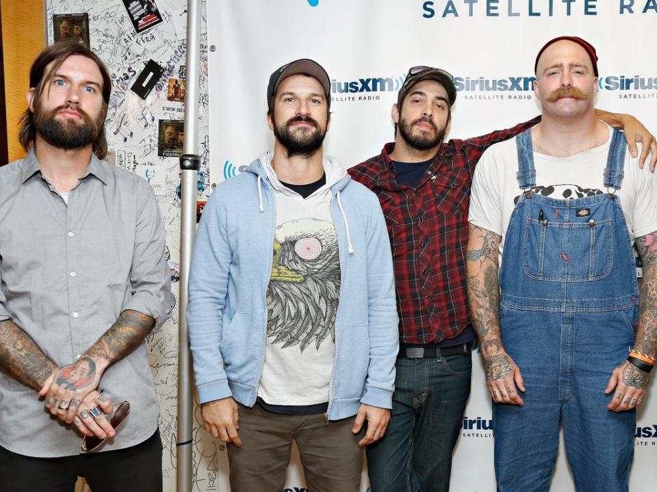 Keith Buckley, Jordan Buckley, Andy Williams, Stephen Micciche of Every Time I Die (Getty Images)