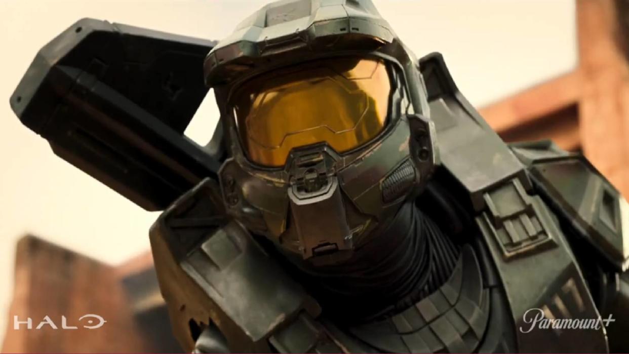  Pablo Schreiber as Master Chief in Halo. 