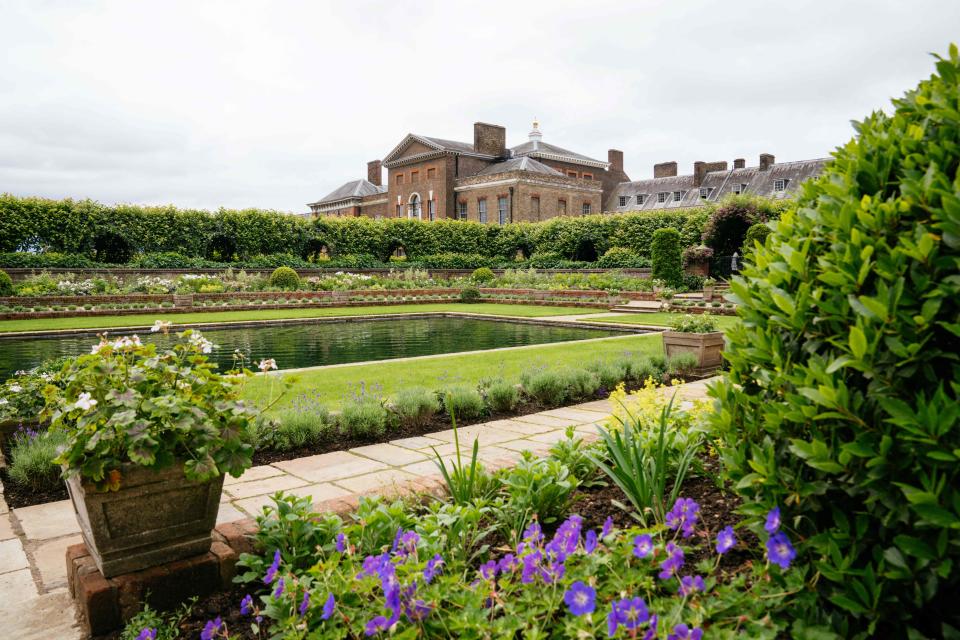 An undated handout picture released by Kensington Palace June 30, 2021 shows The Sunken Garden which will be the permanent home of a statue of Diana, Princess of Wales and was one of The Princesss favourite locations.