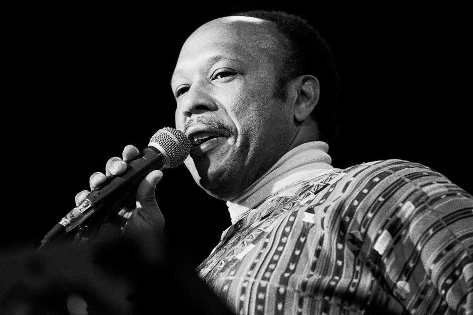 <p>Paul Natkin/Getty</p> Les McCann performing in Chicago in 1978