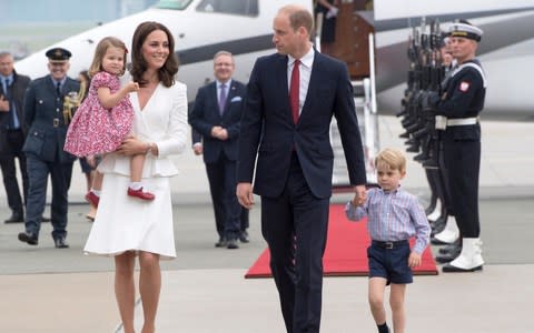 The Cambridge family on tour of Poland and Germany - Credit: Newsgroup UK