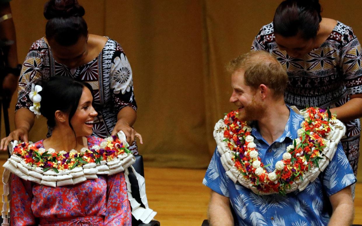 The Duke and Duchess of Sussex in Fiji - REUTERS