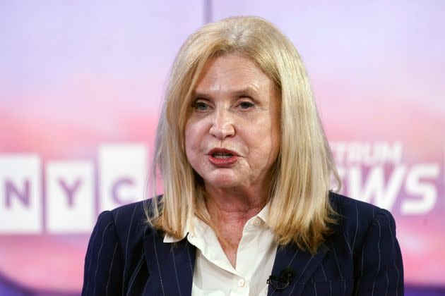 Rep. Carolyn Maloney speaks during New York's 12th Congressional District Democratic primary debate hosted by Spectrum News NY1 and WNYC at the CUNY Graduate Center, on Aug. 2, in New York. (Photo: Mary Altaffer/Pool via Associated Press)