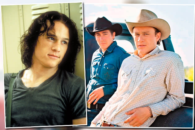 Er zähmte die widerspenstige Kat: Heath Ledger alias Patrick Verona. Es folgten Rollen in Roland Emmerichs „Der Patriot“ und „Monster’s Ball“. Unvergessen natürlich auch sein Part als schwuler Cowboy Ennis in Ang Lees „Brokeback Mountain“ (r., mit Jake Gyllenhaal) und als... (Bilder: ddp images)