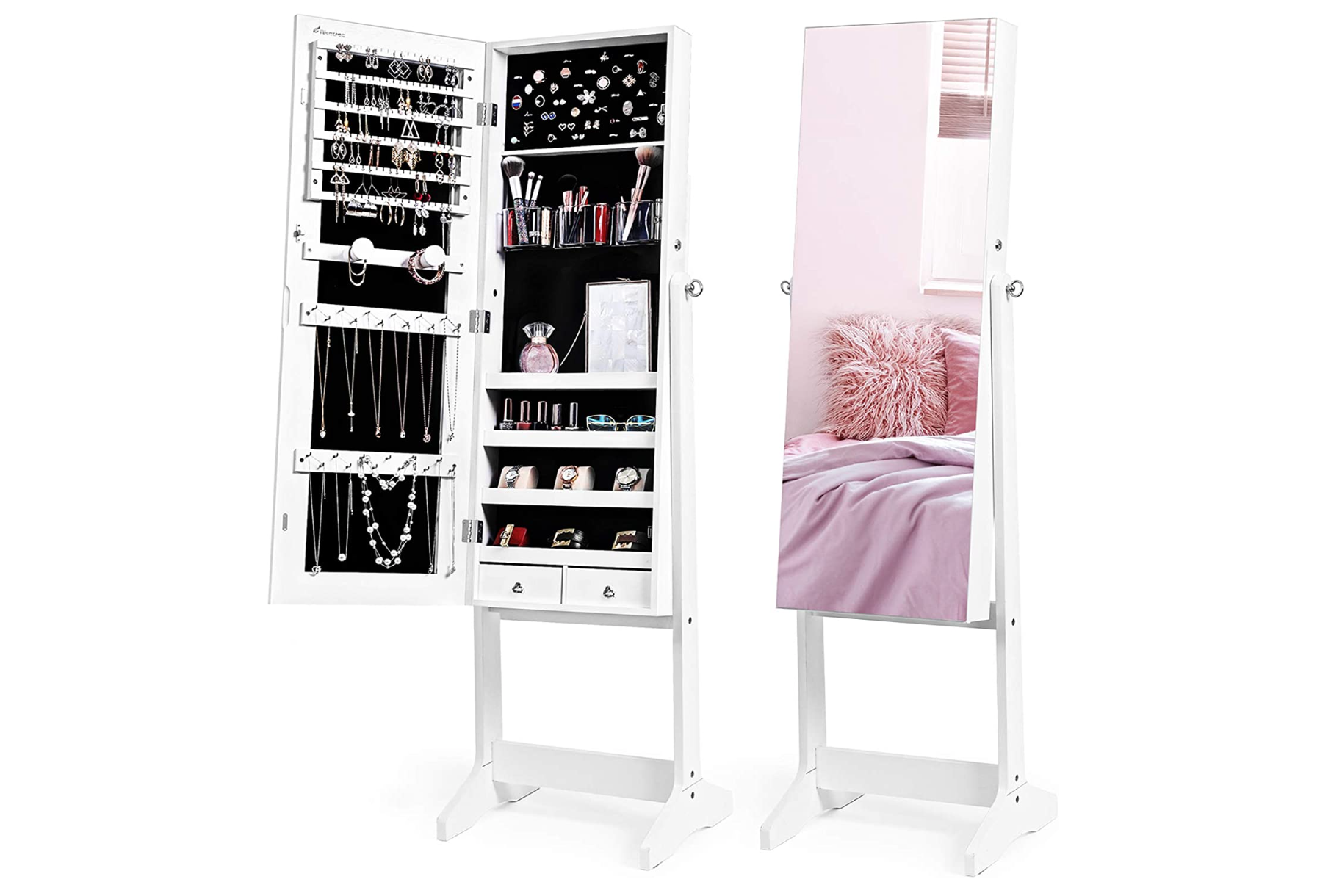 Nicetree Jewelry Cabinet with Full-Length Mirror. (PHOTO: Amazon Singapore)