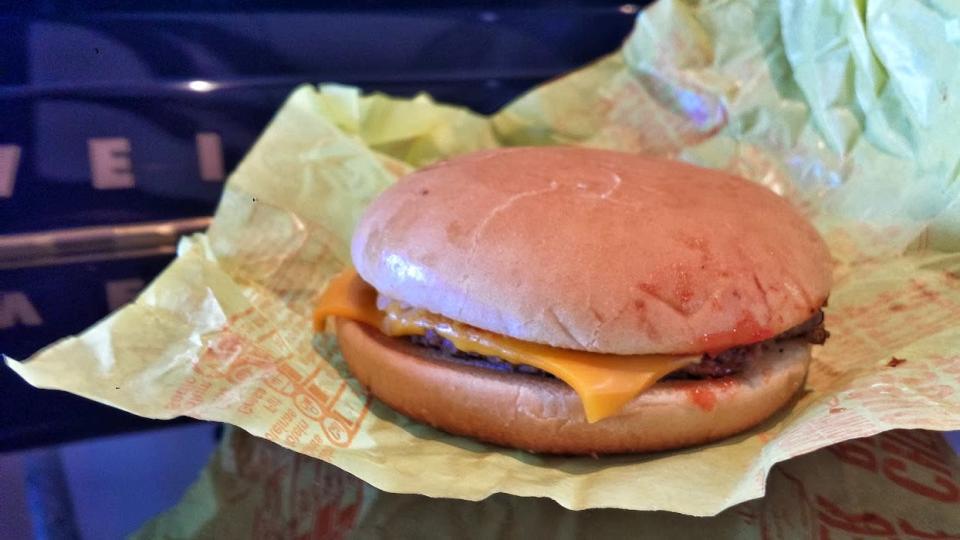 2. McDonald’s cheeseburger