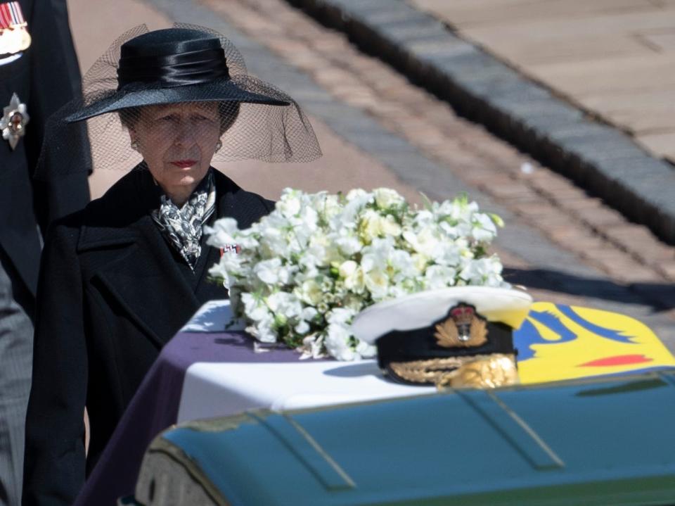 princess anne philip's funeral