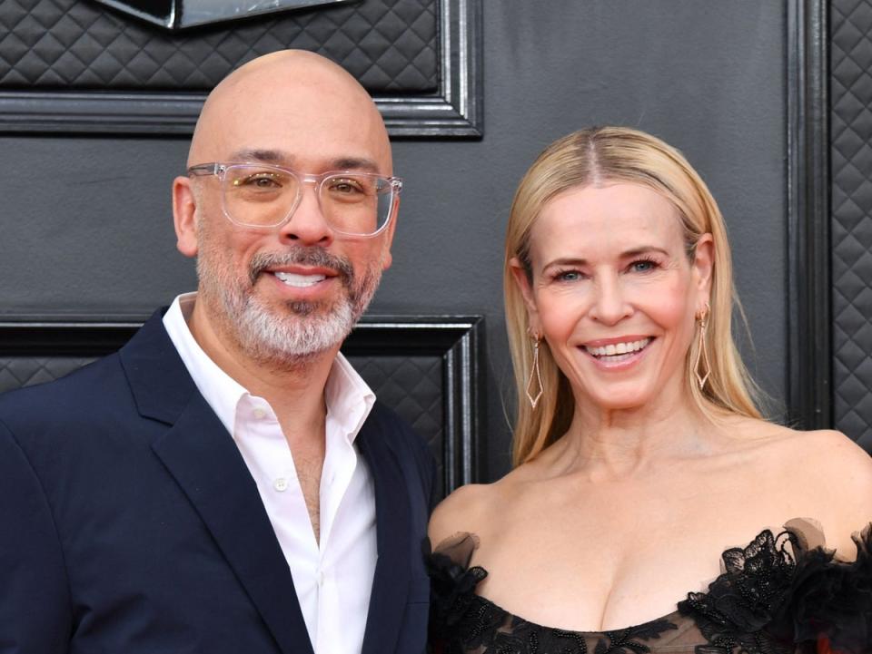 Koy with ex-girlfriend Chelsea Handler (Getty)