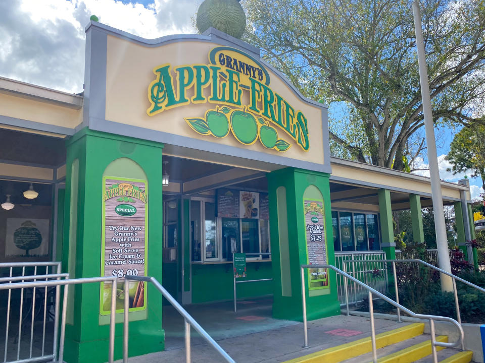 Granny's Apple Fries have been delighting Legoland guests since 1999, when Legoland California Resort first opened. (Terri Peters)