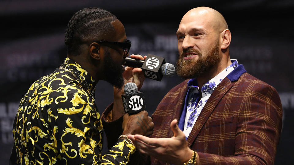 The heavyweight title showdown between Wilder and Fury is set to be epic. Pic: Getty