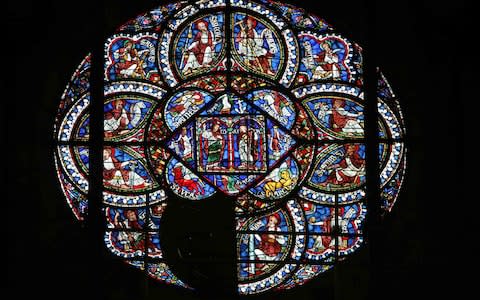 One of the Stained glass windows at Canterbury Cathedral that have been restored  - Credit:  Paul Grover