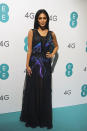 Pussycat Dolls star and 'X Factor UK' judge Nicole Scherzinger is leading the way in social media by using her best assets: Her amazing sense of style! The 34-year-old singer modeled the UK's first Twitter dress at the launch of EE, Britain's first 4G mobile network on Nov. 1 in London, England. (Photo by Ferdaus Shamim/WireImage)