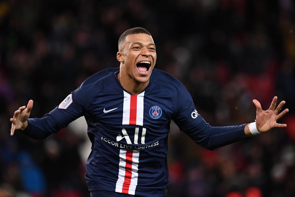 Admiration: PSG star Kylian Mbappe Photo: AFP via Getty Images