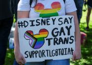 Disney employees protest against Florida's "Don't Say Gay" bill