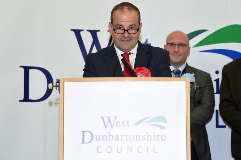Douglas McAllister Labour MP for West Dunbartonshire