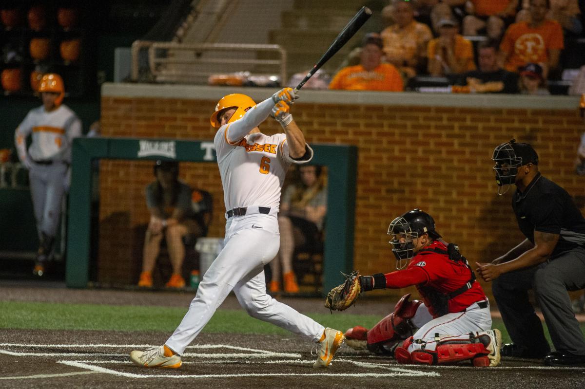 Evan Russell: Tennessee baseball catcher in photos