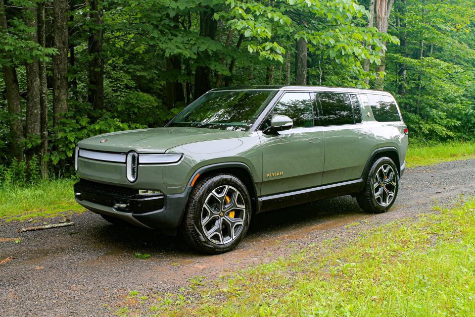 The Rivian R1S electric SUV.